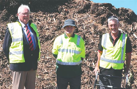 Green waste mulched available for residents