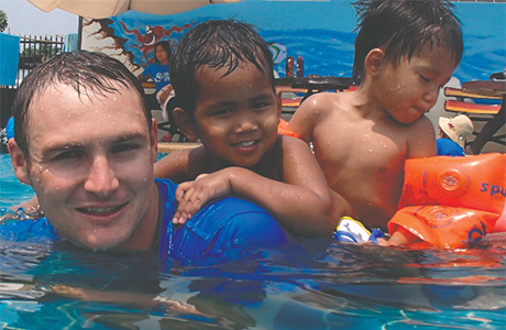 Thailand adventure for Spencer Swim Safe