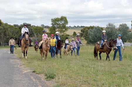 Leisurely Ride For Harden Pony Club