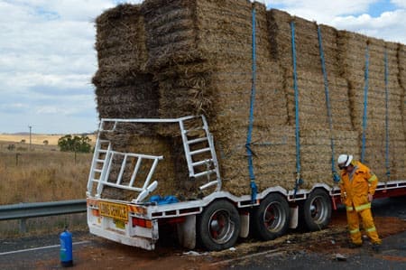 2 Truck Crash On Burley Griffin Way 16km East Of Harden