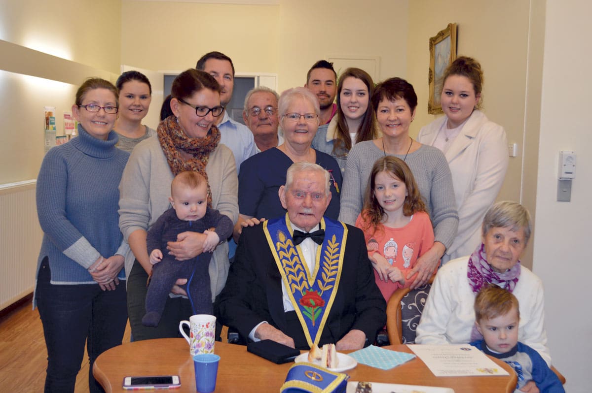 70 Years of Service For Hughie