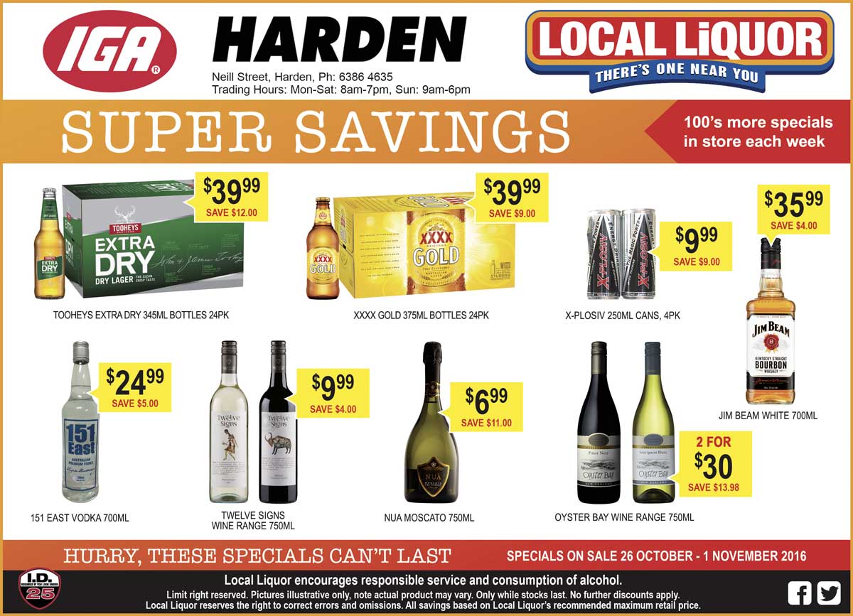 Double The Specials At Harden IGA This week