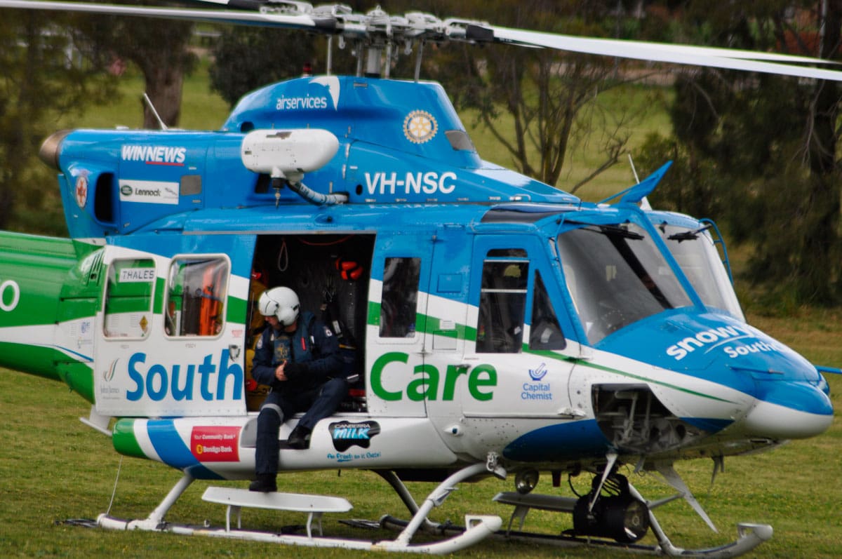 Murrumburrah High School student injured in fall.