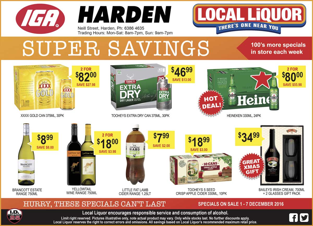 This Week’s Specials At Harden IGA