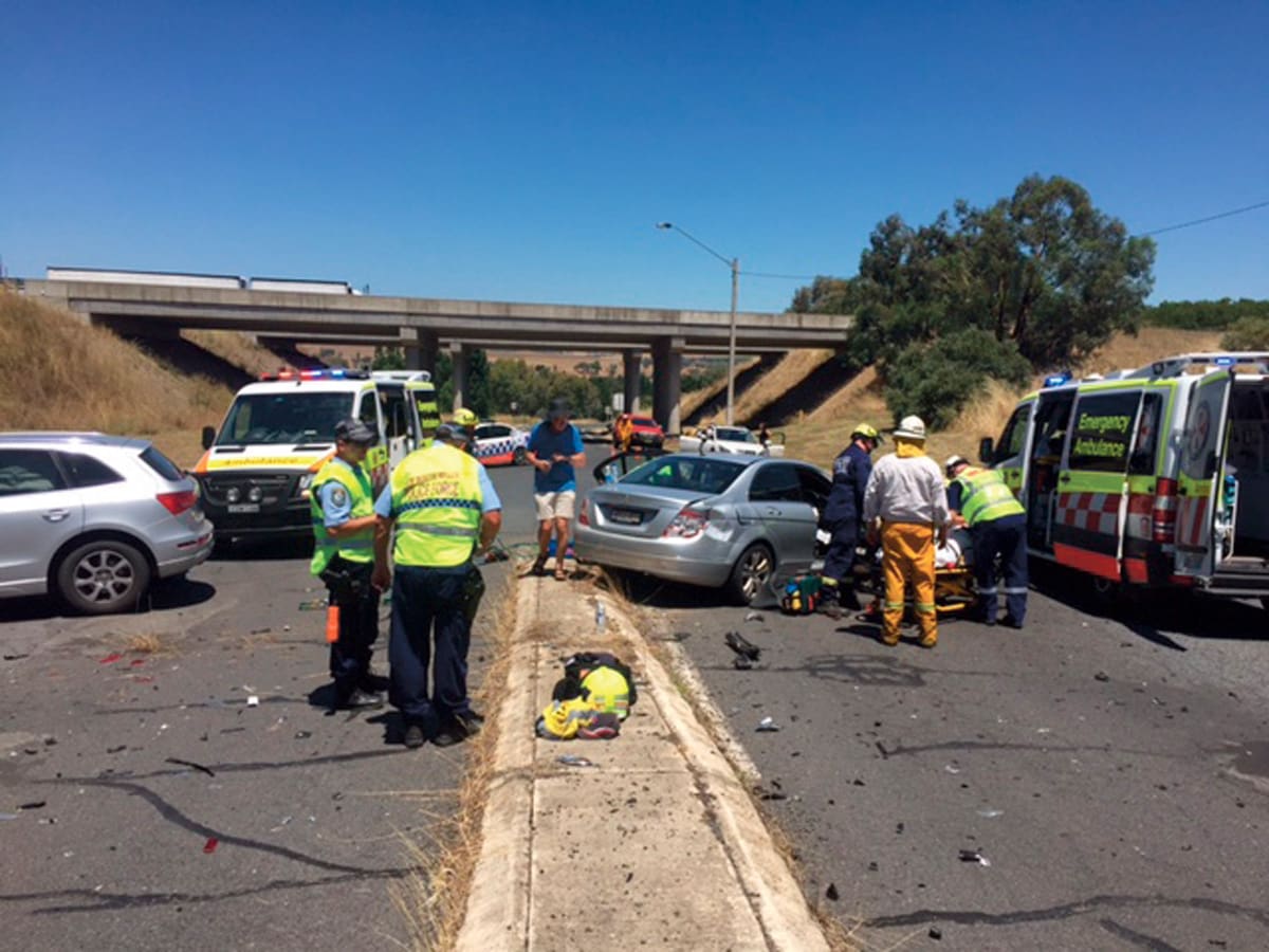 Car MVA at Jugiong