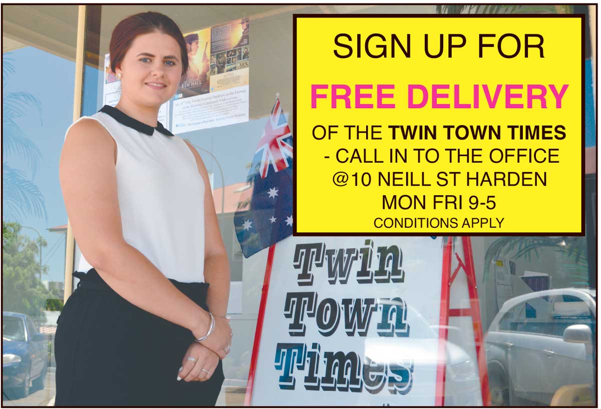 Twin Town Times Welcomes Tahlia – Free Delivery of The TTT