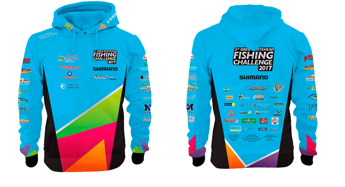 Last Chance For Greg Whitehead Fishing Challenge Apparel