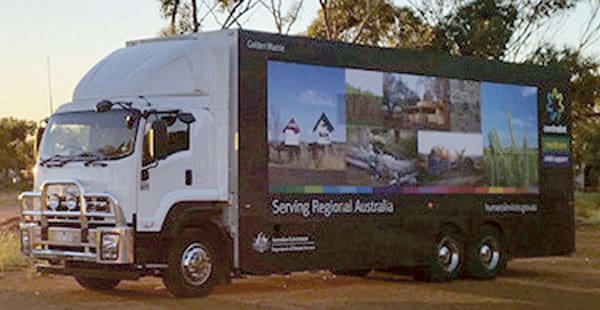 Centrelink Bus In Twin Towns