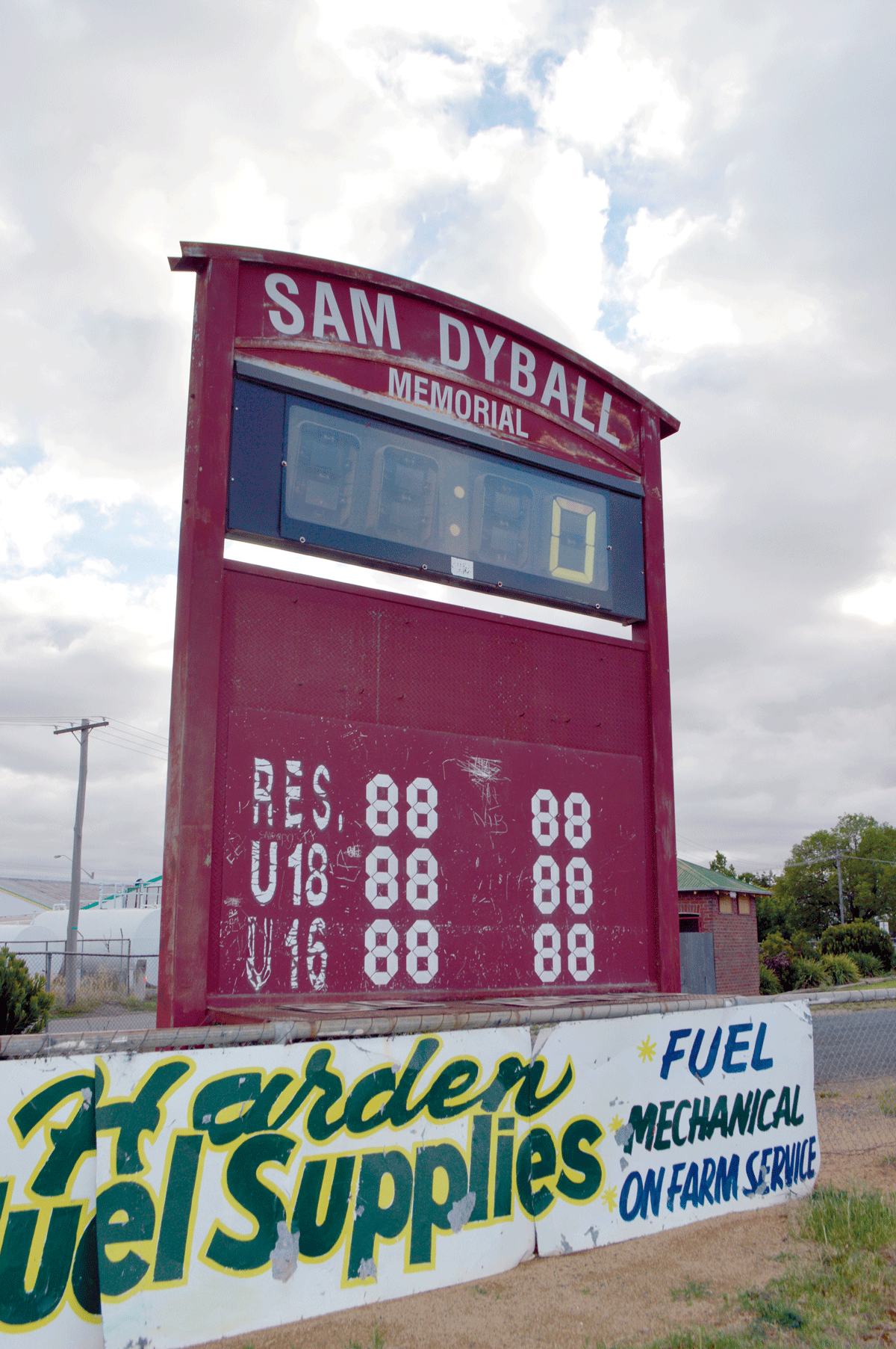 Fundraiser for Sam Dyball Memorial Scoreboard – March 24