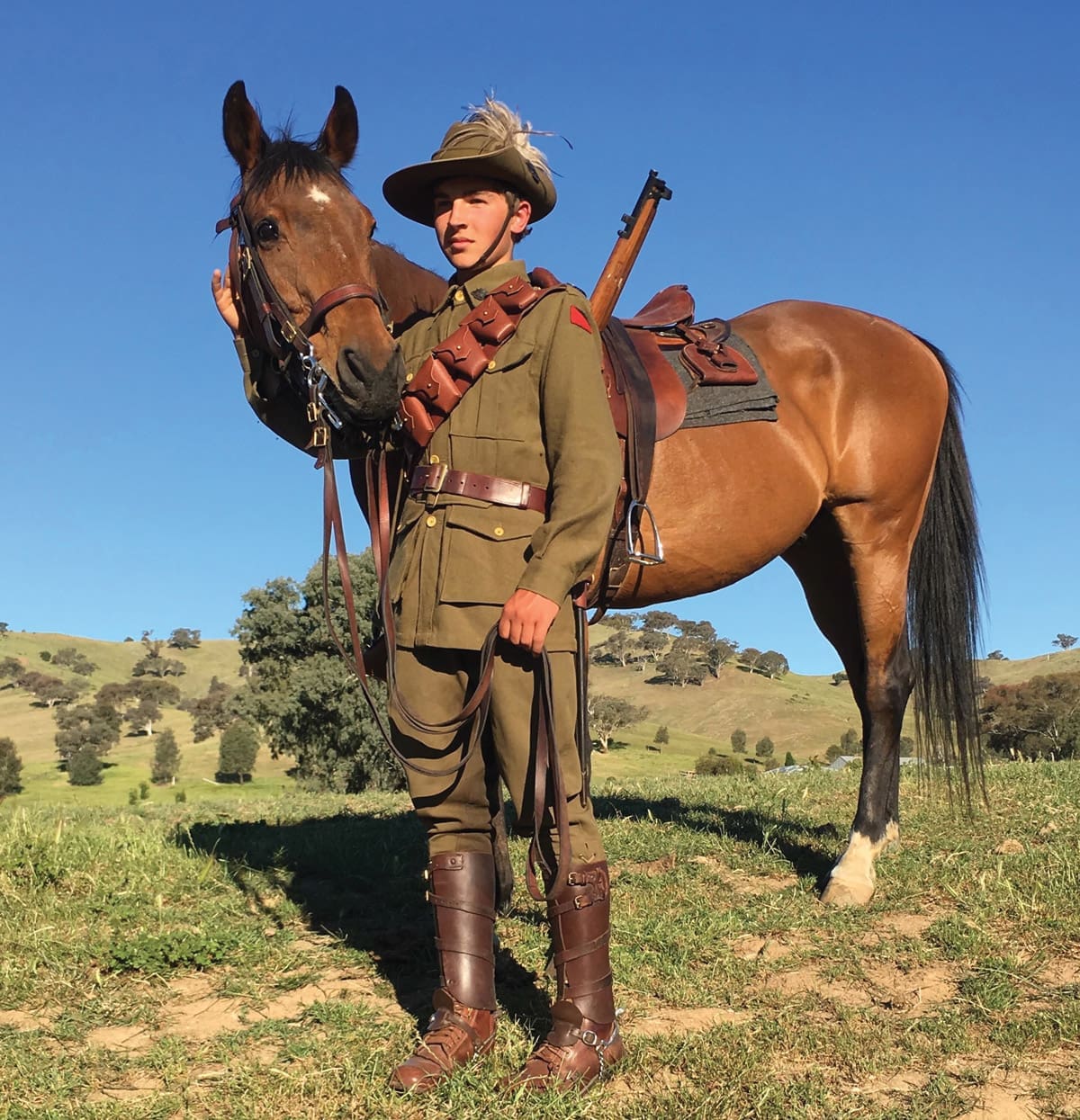 Local Light Horse on international stage for ANZAC Day