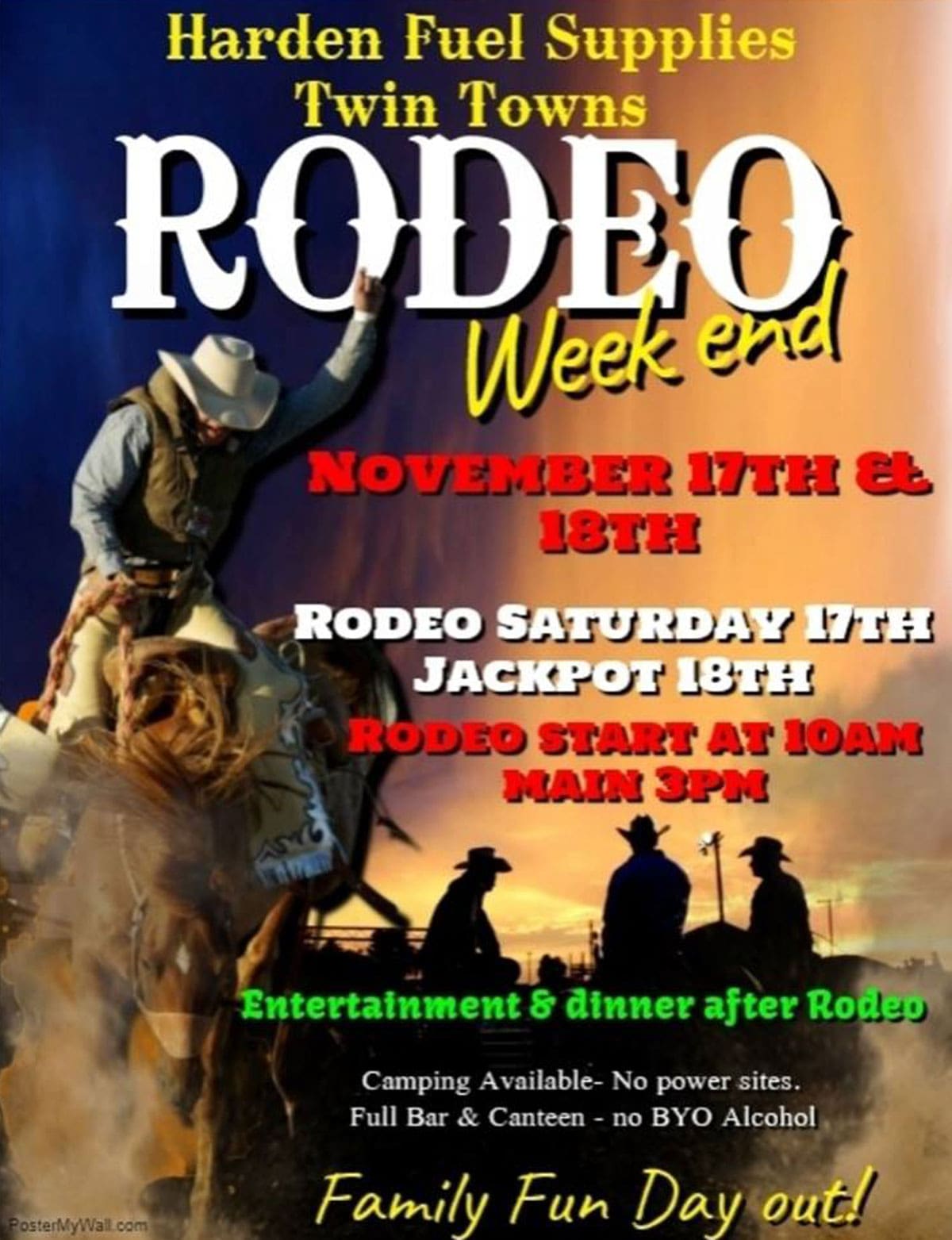 Harden Fuel Supplies Twin Town Rodeo November 17 & 18