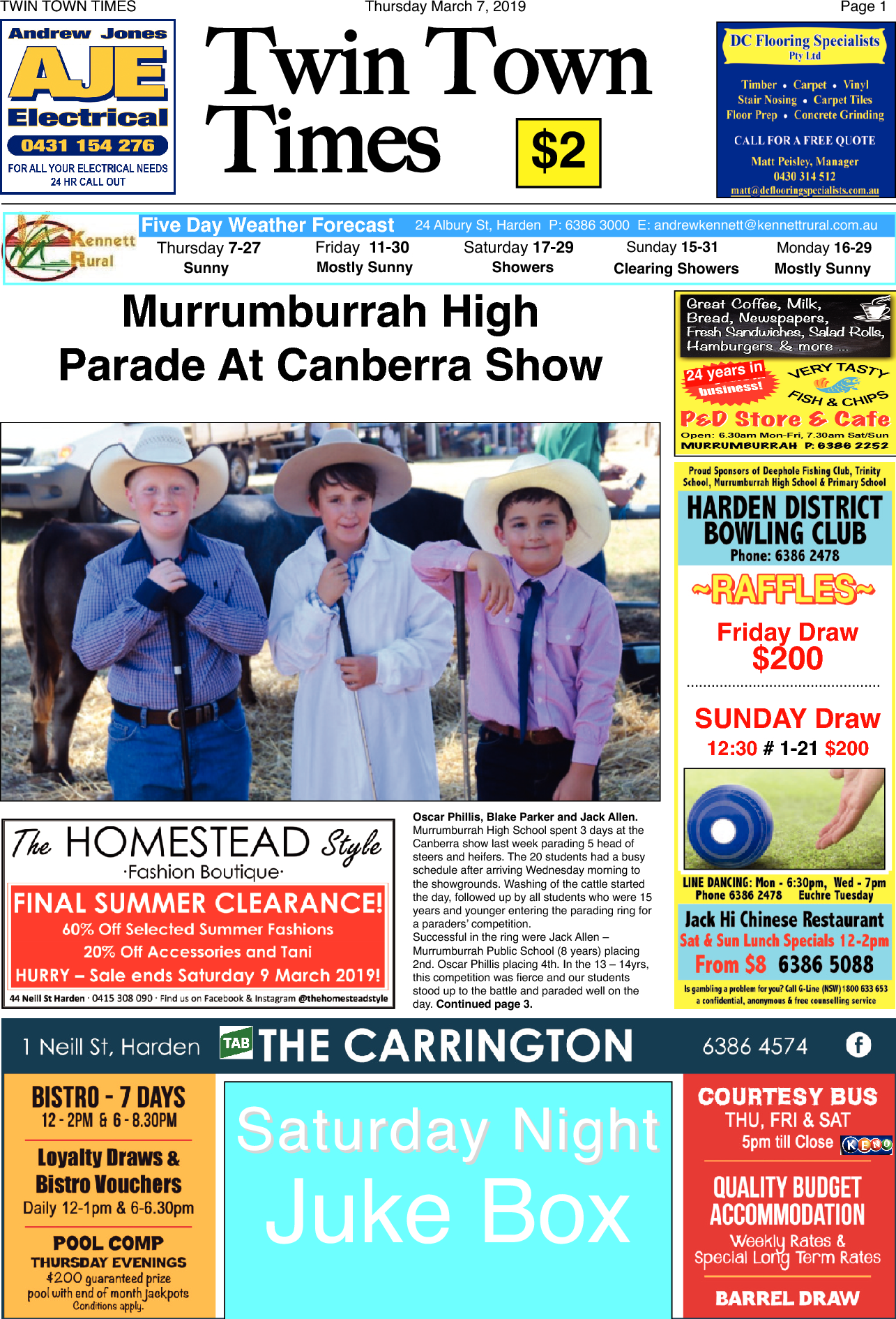 Twin Town Times Edition March 7 2019
