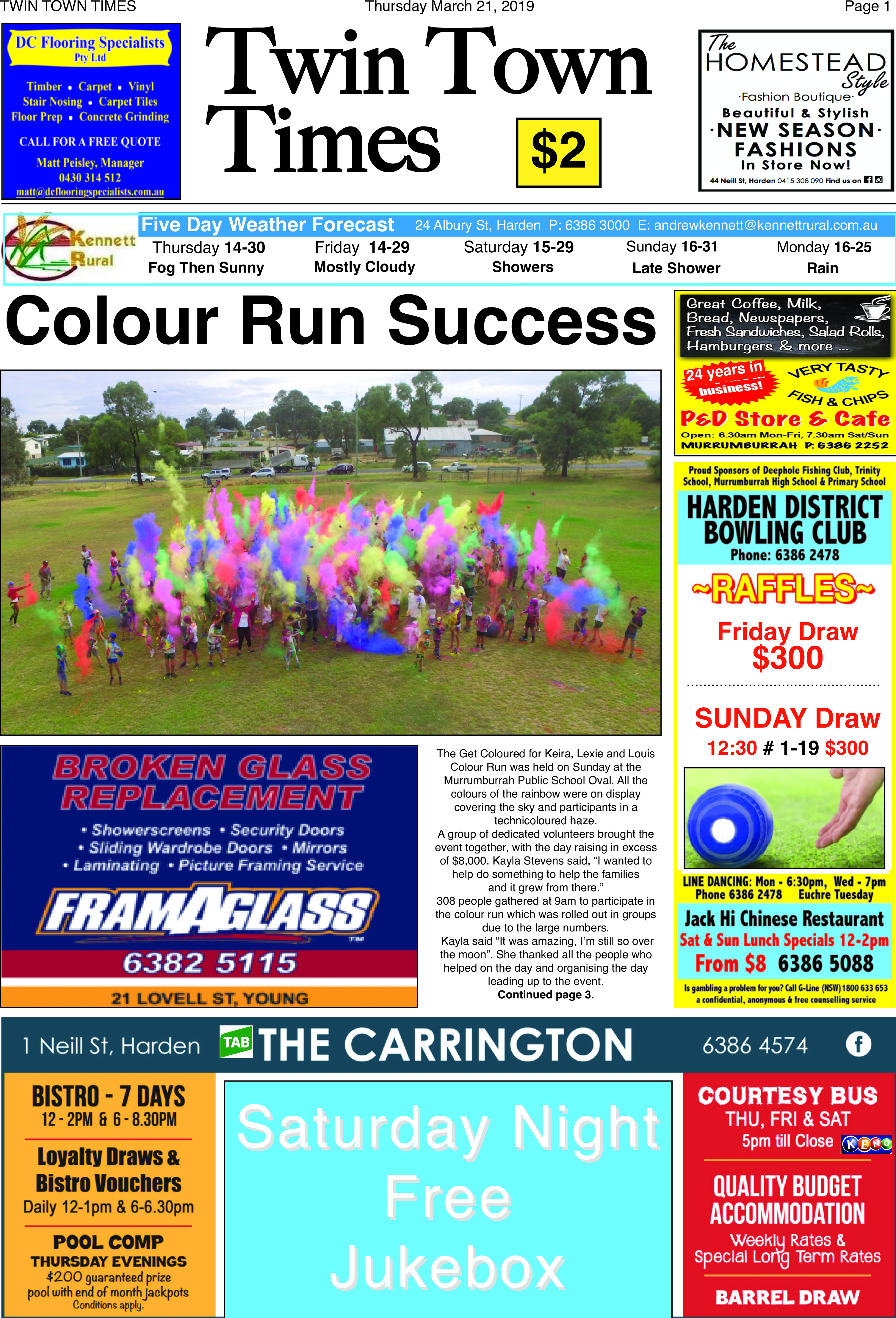 Twin Town Times Edition March 21- 2019