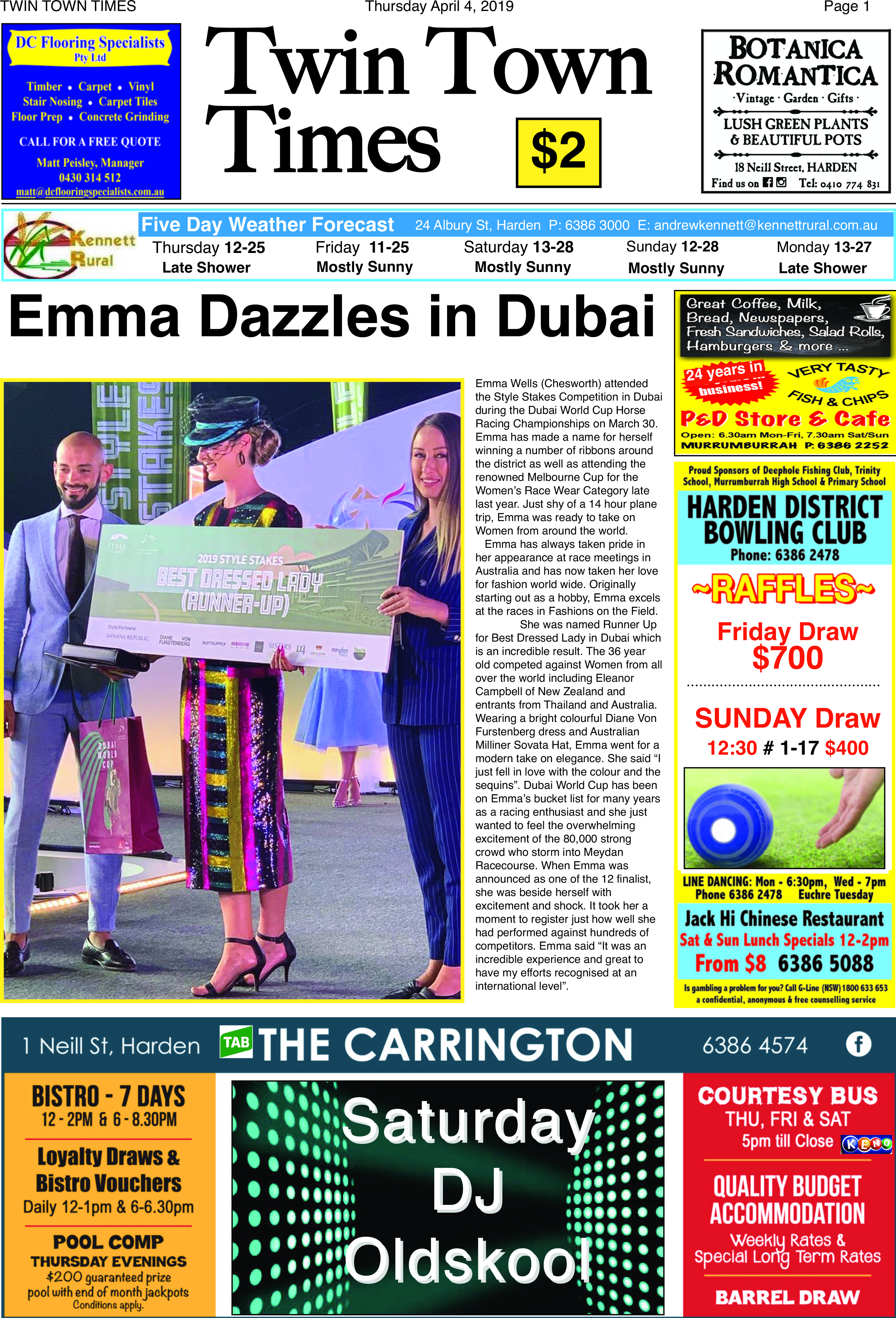 Twin Town Times Edition – April 4