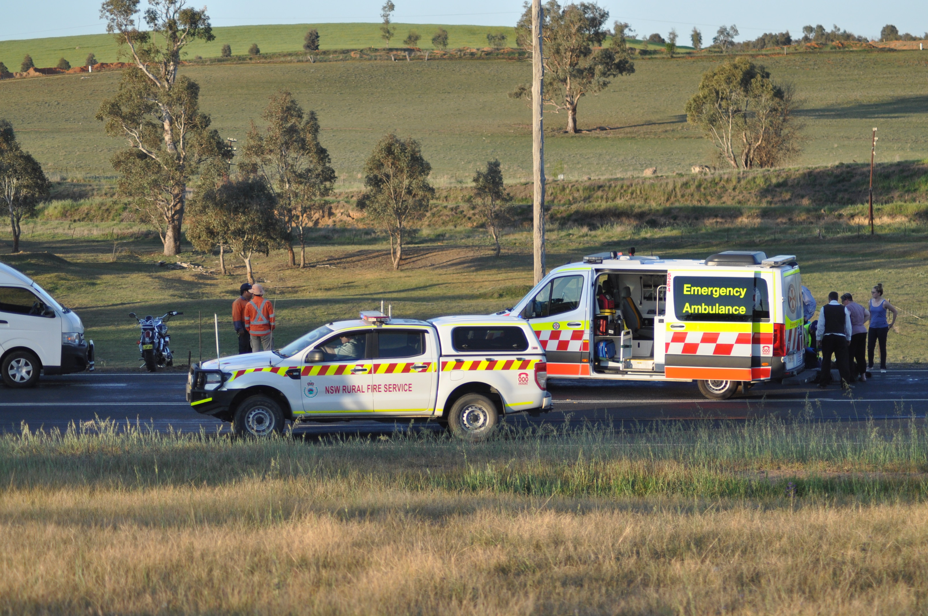 BREAKING – MOTORCYCLIST INJURED AT DEMONDRILLE TURNOFF – HARDEN