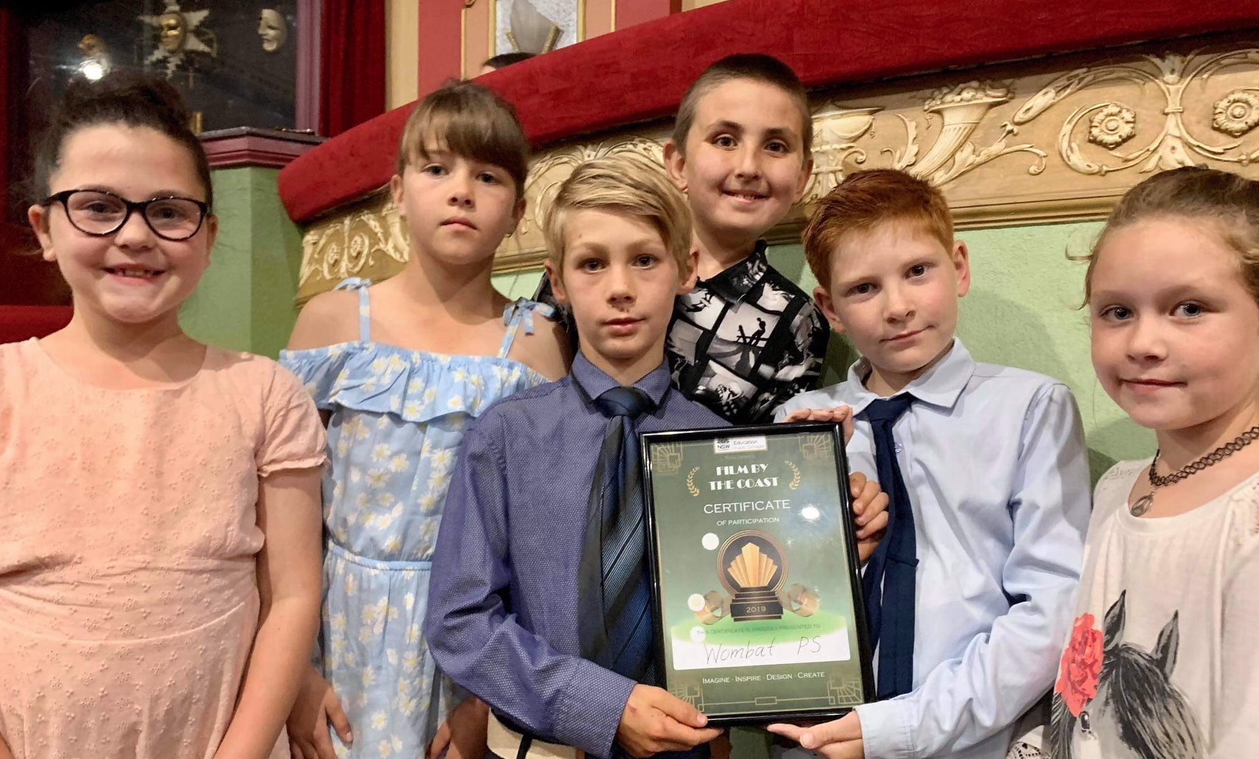 Wombat Public School Shine  In Film By The Coast Competition