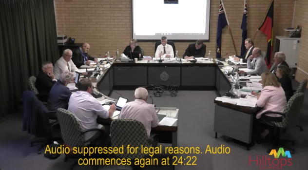 Audio Suppressed for 18 Minutes at Hilltops Meeting Preventing Ratepayers From Listening To What Was Said