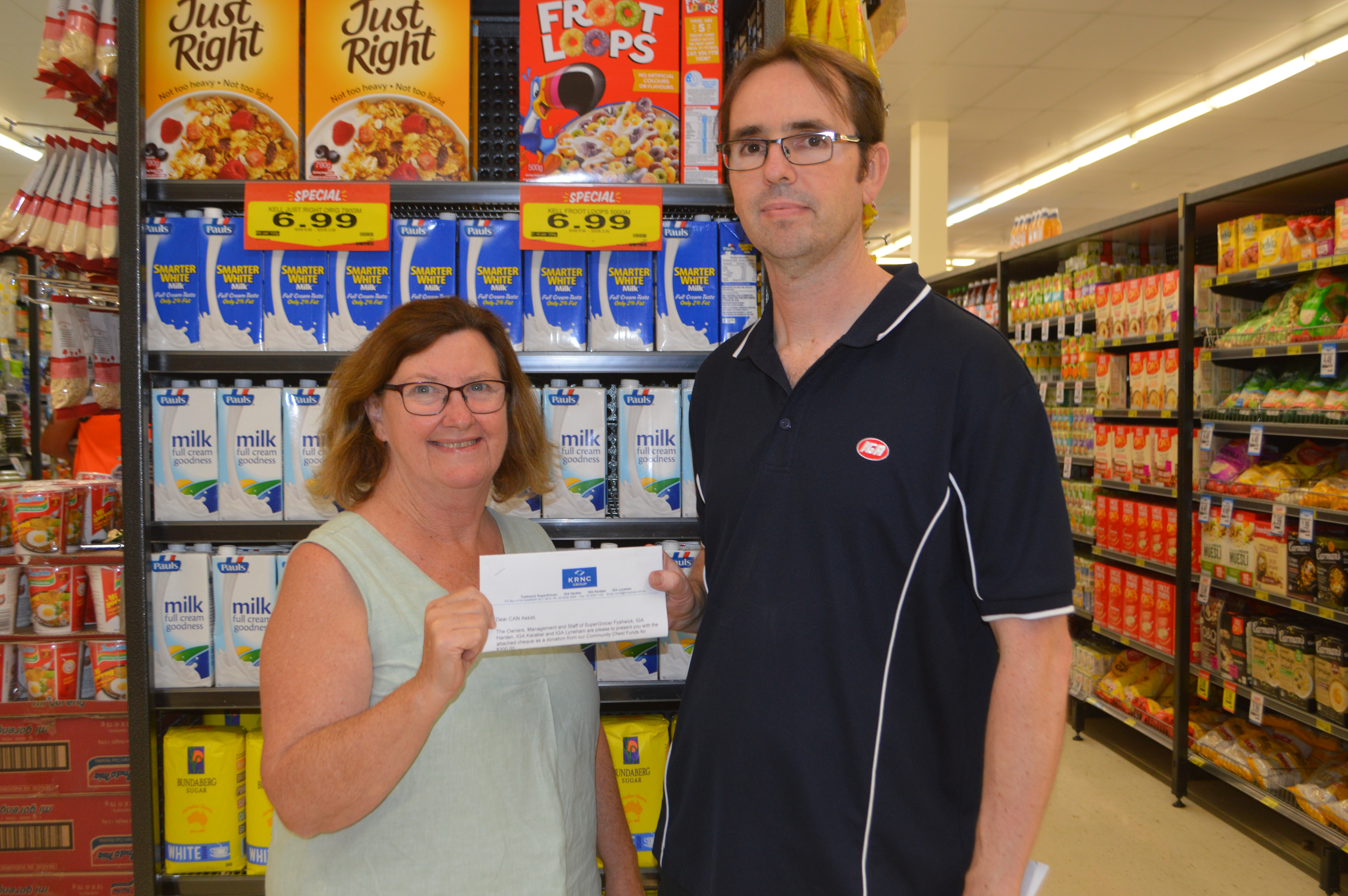 IGA and Can Assist  Come Together For Community Chest