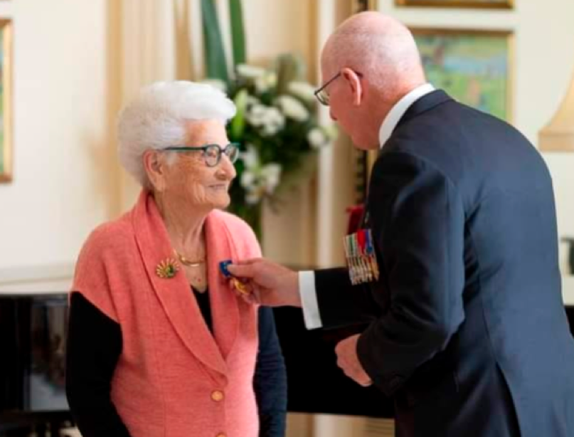 Rose Receives OAM From Governor-General