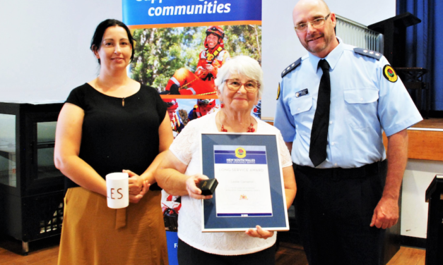 Recognising the late Les Cameron on 45-year service to Harden SES and more