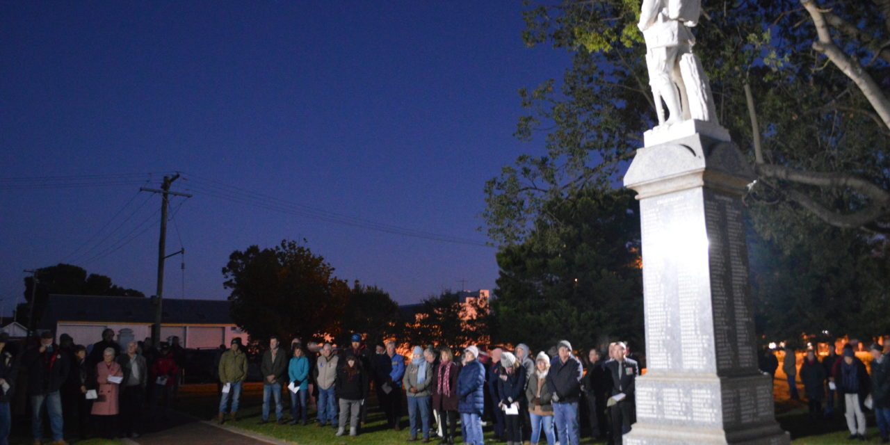 Crowds Flock To Newson Park to Honour Those Who Served