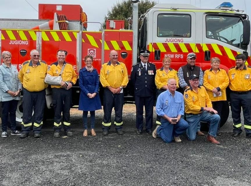 Jugiong RFS Volunteers Recognised