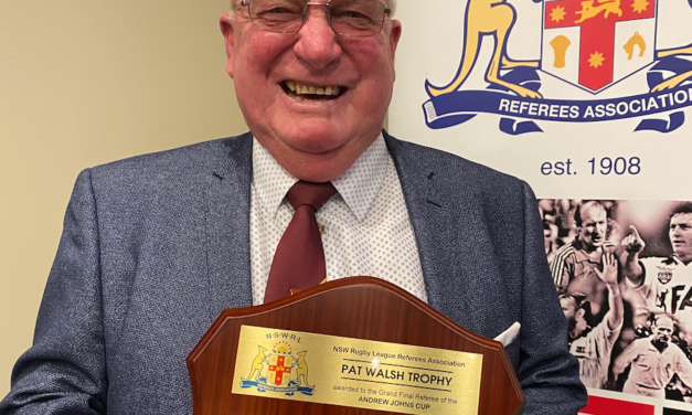 Perpetual Referee Award Named After Pat Walsh