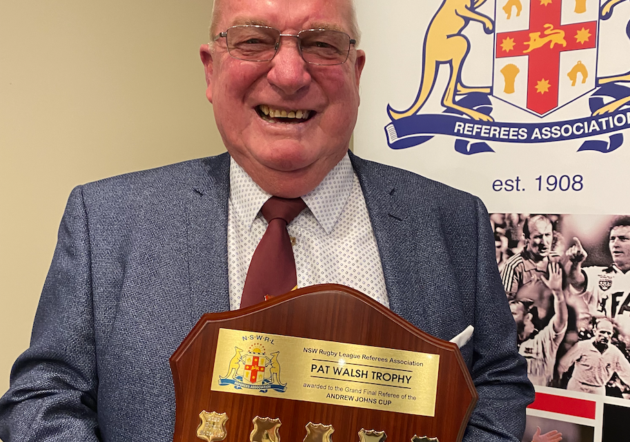 Perpetual Referee Award Named After Pat Walsh