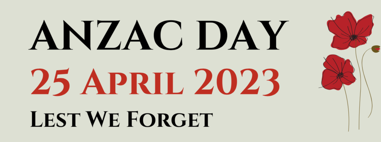 Anzac Day Services – Tuesday April 25