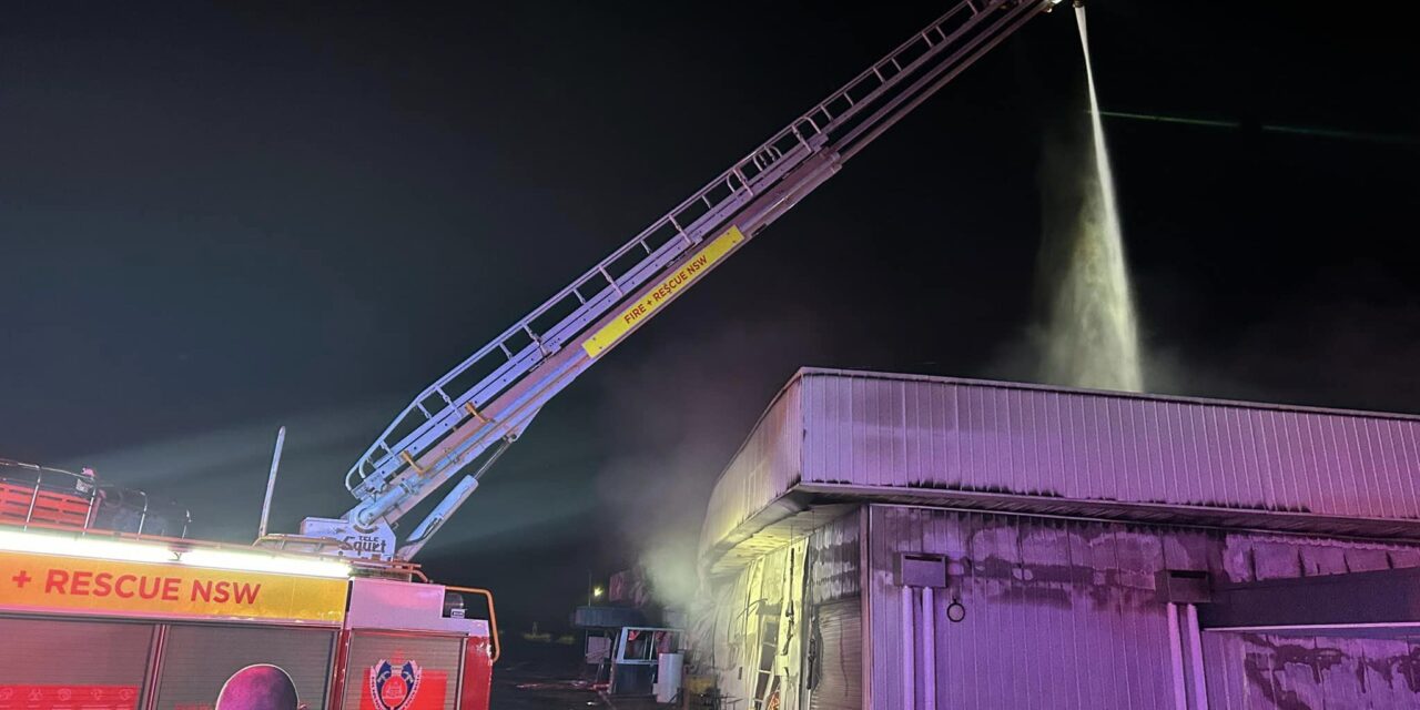 Coolac Service Station Goes Up In Flames