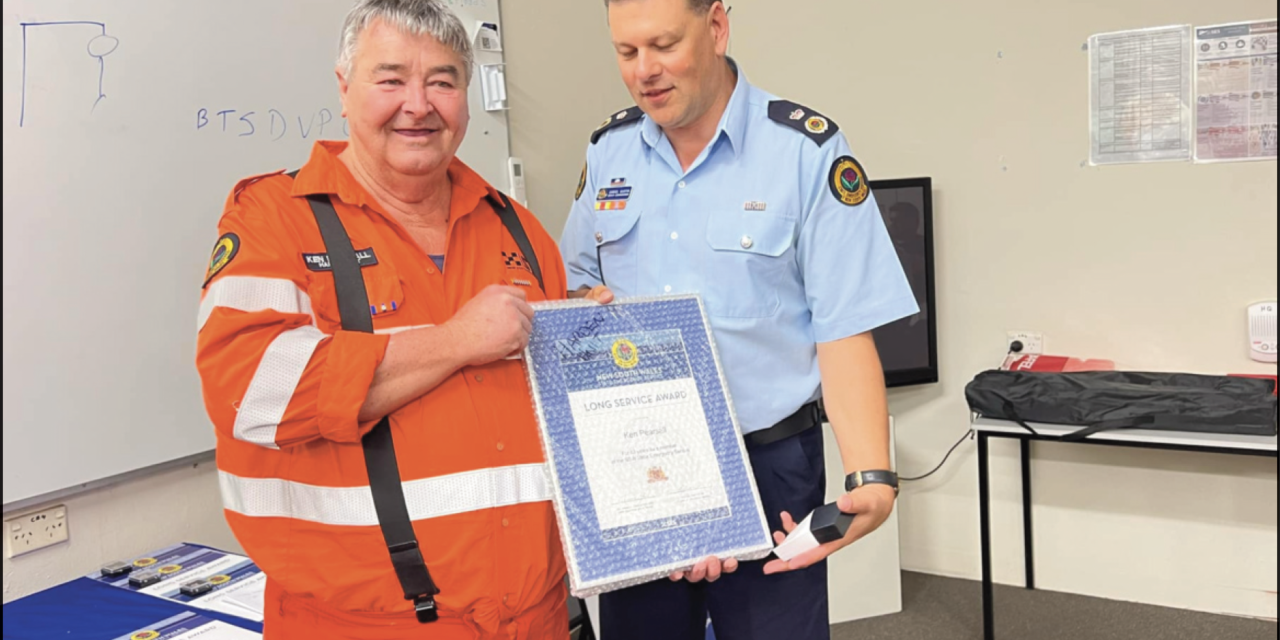 Ken Pearsall Awarded for 45 Years of Service